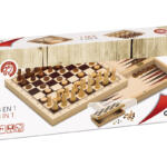 3 EN 1 AJEDREZ – DAMAS – BACKGAMMON