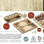 3 EN 1 AJEDREZ – DAMAS – BACKGAMMON - Imagen 7