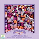 Perlas de madera Mariposas
