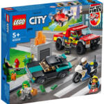 Lego city Rescate de Bomberos y Persecución Policial