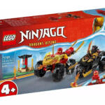 Lego ninjago Batalla en Coche y Moto de Kai y Ras