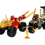 Lego ninjago Batalla en Coche y Moto de Kai y Ras - Imagen 2