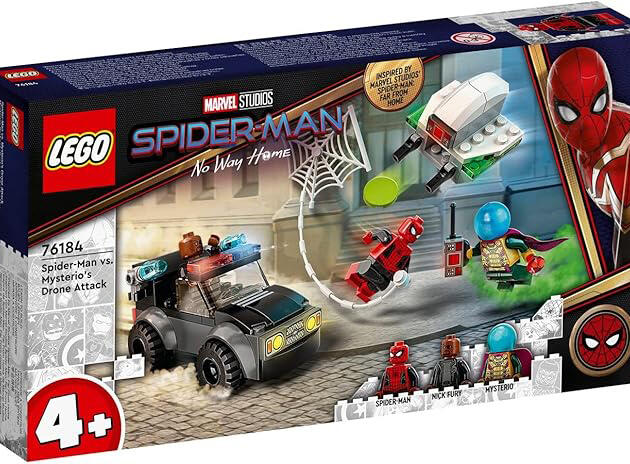 Lego spider-man no way home Spider-Man vs. Ataque del Dron de Mysterio