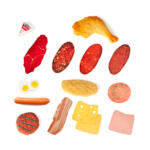 Juego alimentos fiambre (16 unidades) - Imagen 2