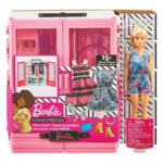 Barbie Fashionista Armario Portatil con Muñeca y Complementos
