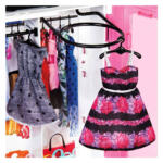 Barbie Fashionista Armario Portatil con Muñeca y Complementos - Imagen 5