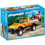 Playmobil - Pick-Up con quad de carreras