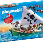 Playmobil Pirates - Barco Pirata con motor submarino