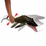 Figura De Acción De Mosasaurio Mordedor Y Minifigura De Dilofosaurio De Jurassic World Rebirth. - Imagen 2