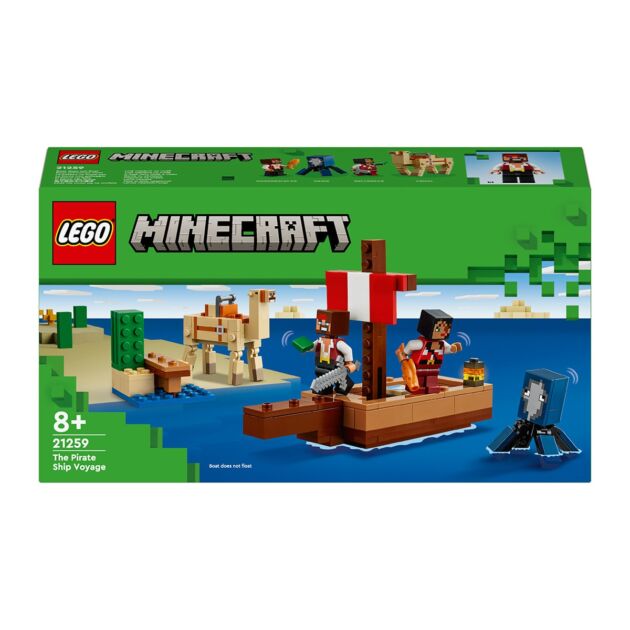 LEGO Minecraft El Viaje en el Barco Pirata