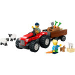 LEGO City Great Vehicles Tractor Rojo con Remolque y Oveja - Imagen 2