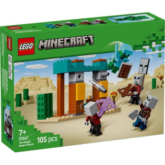LEGO Minecraft La Patrulla del Desierto de los Maldeanos