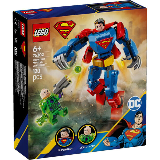 LEGO Súper Héroes DC Armadura Robótica de Superman vs. Lex Luthor