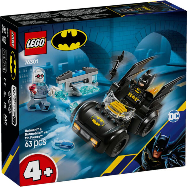 LEGO Séper Héroes DC Batman y Batmóvil Vs. Mr. Freeze