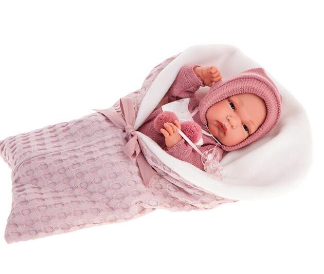 Muñeca Baby Toneta saco lila