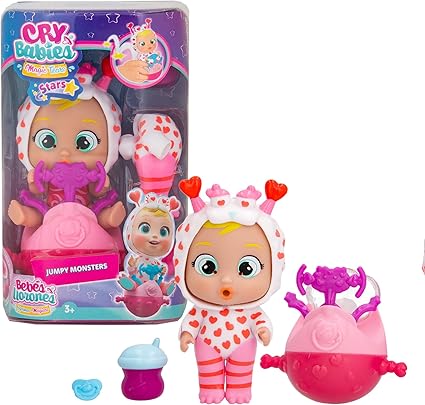 Bebés Llorones Muñeco bebé Lágrimas Mágicas Stars Jumpy Monsters