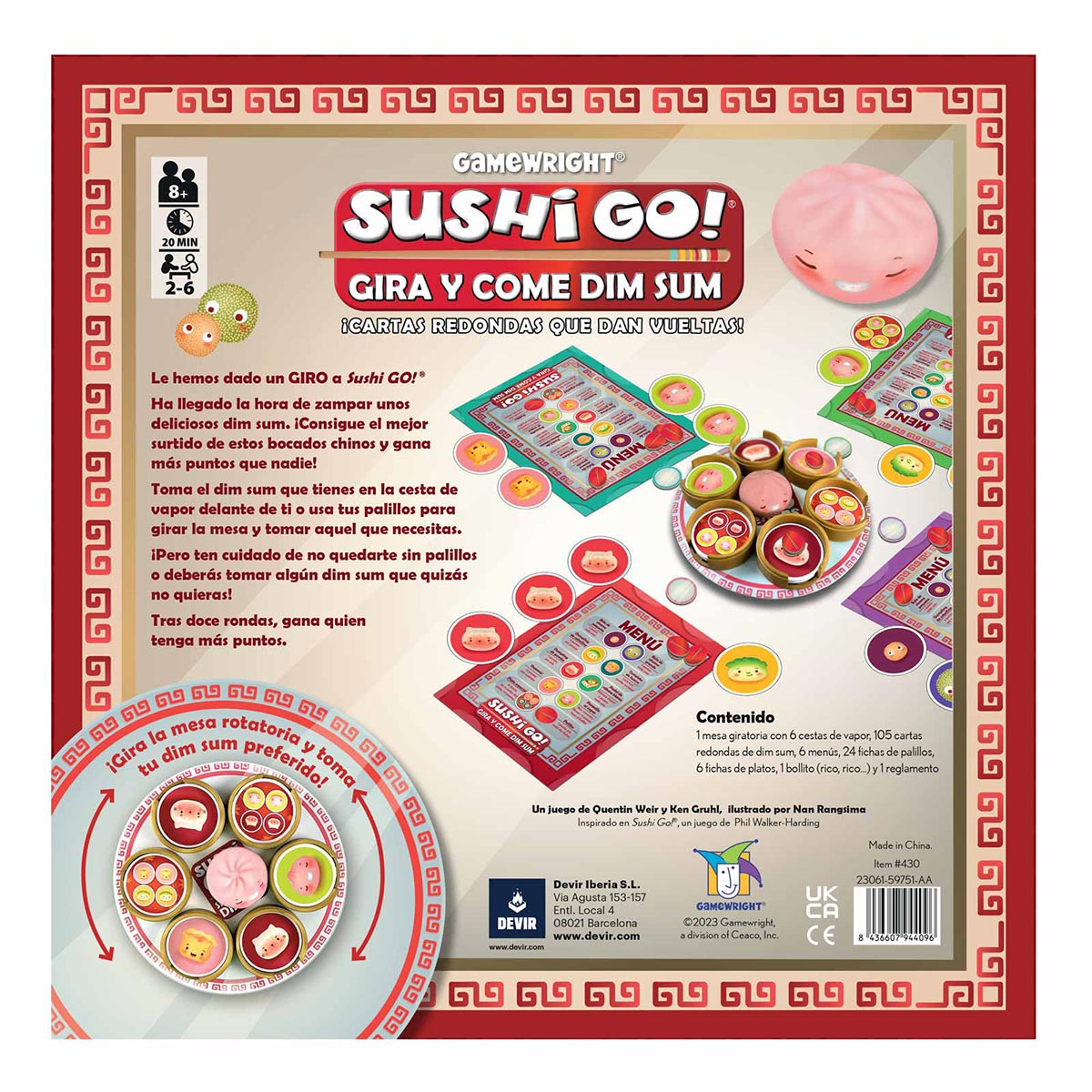 Sushi Go Gira y Come Dim Sum - Imagen 5