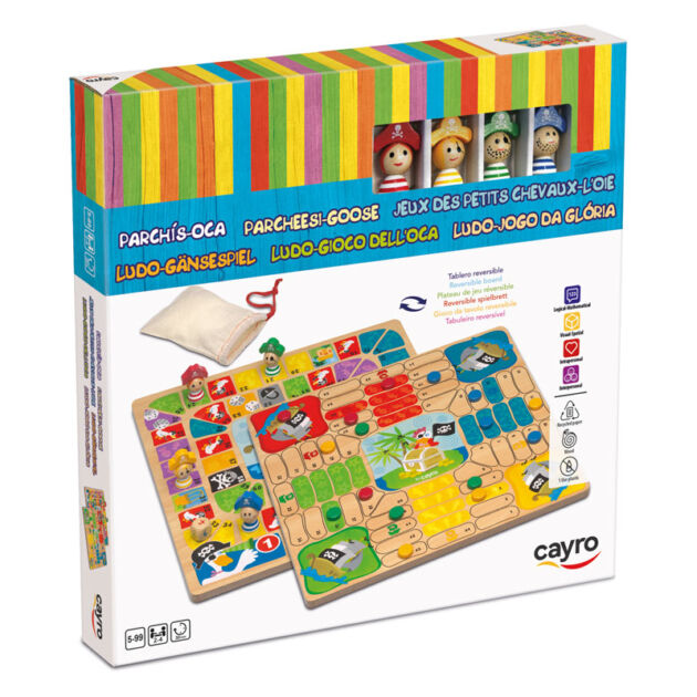 PARCHÍS-OCA PIRATAS