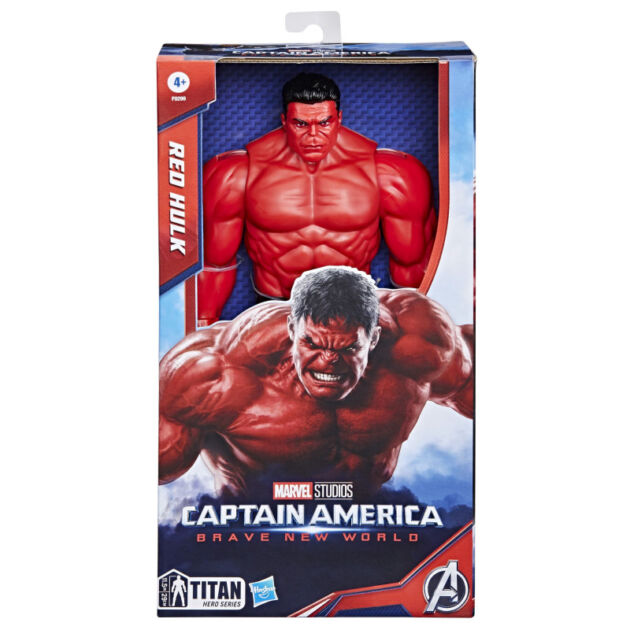 Marvel Capitán América Titan Hero Series Figura Hulk Rojo