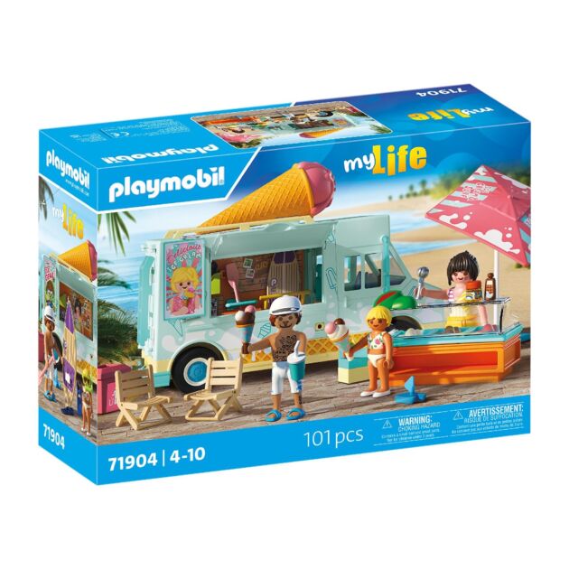 Playmobil Camión de helados con tienda de surf