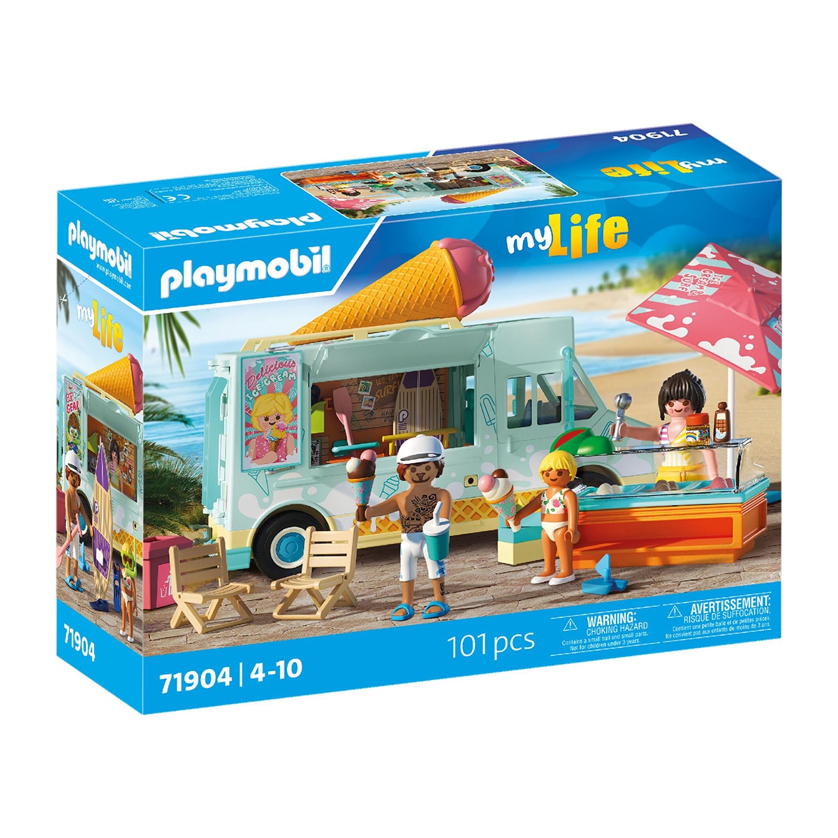 Playmobil Camión de helados con tienda de surf