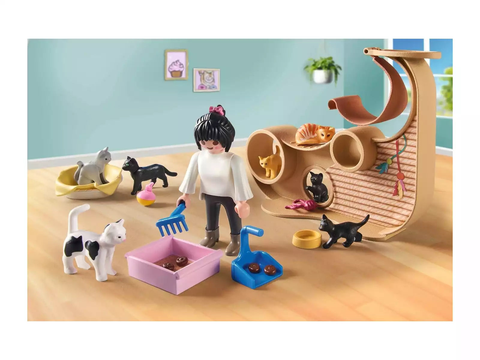 Playmobil My Life Cafetería para Gatos - Imagen 2