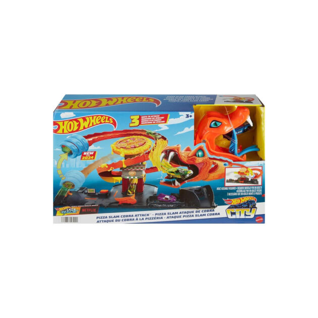Hot Wheels City Ataque Pizza Slam Cobra