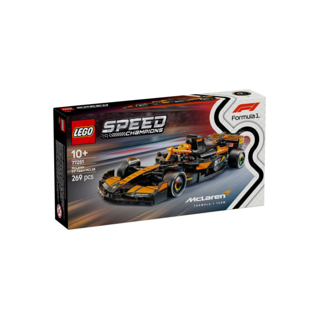 LEGO Speed Champions Coche de Carreras McLaren F1 Team MCL38