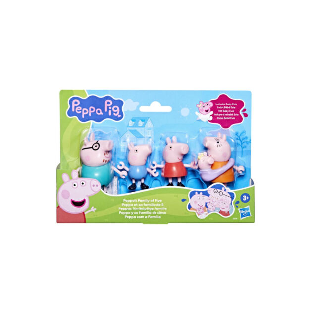 Peppa Pig Pack 5 Figuras Peppa y su Familia