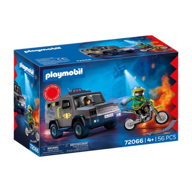 Playmobil Vehículo táctico de las fuerzas especiales