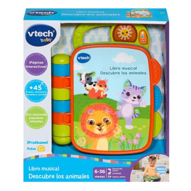 VTech Baby Libro Musical Descubre los Animales