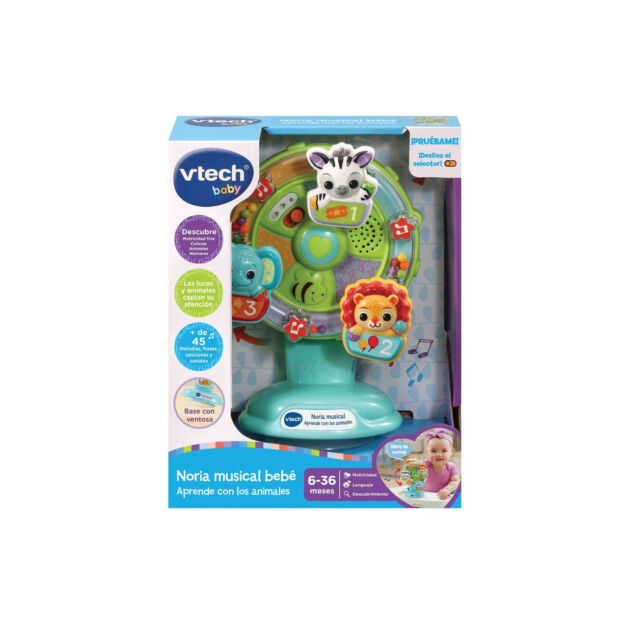 VTech Baby Noria Musical Bebé Aprende con los Animales