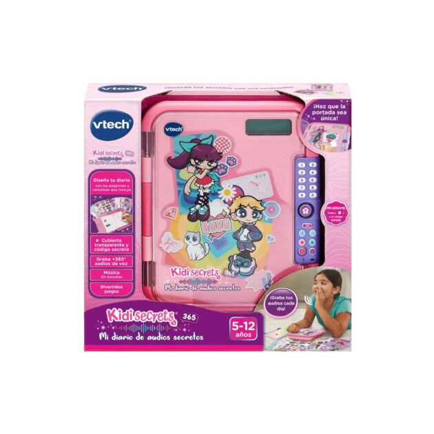 VTech KidiSecrets 365 Mi Diario de Audios Secretos