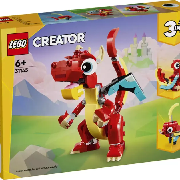 Lego Creator Dragón Rojo