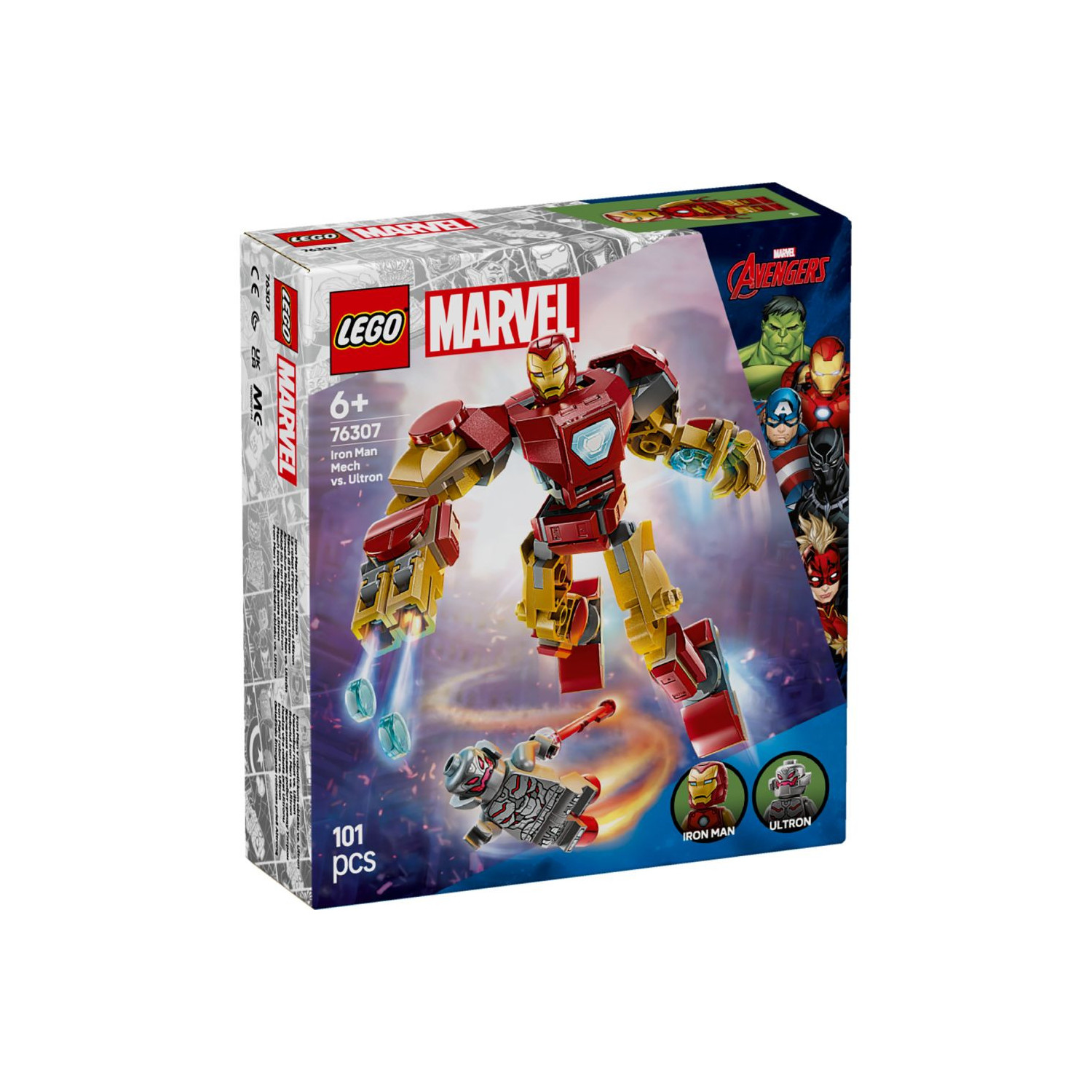 LEGO Súper Héroes Marvel Armadura Robótica de Iron Man vs. Ultrón